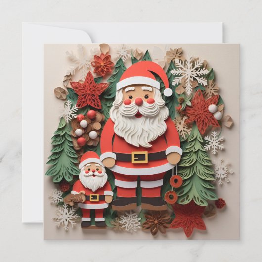 Weihnachts-Grußkarte Feiertagskarte (Vorderseite)