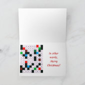 Weihnachts-Grußkarte Feiertagskarte (Innenseite)