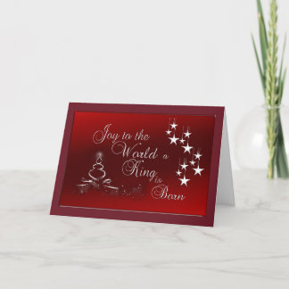 Weihnachts-Grußkarte/Freude der Welt Feiertagskarte