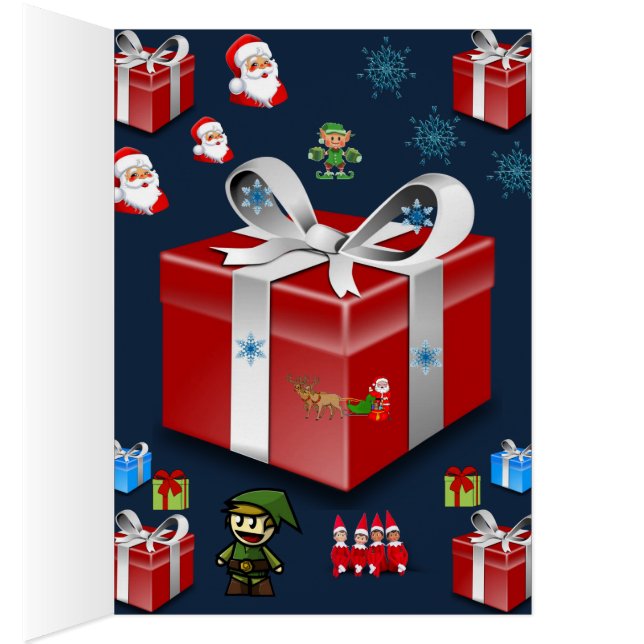 Weihnachts-Grußkarte für alle Kinder (Innen (Rechts))