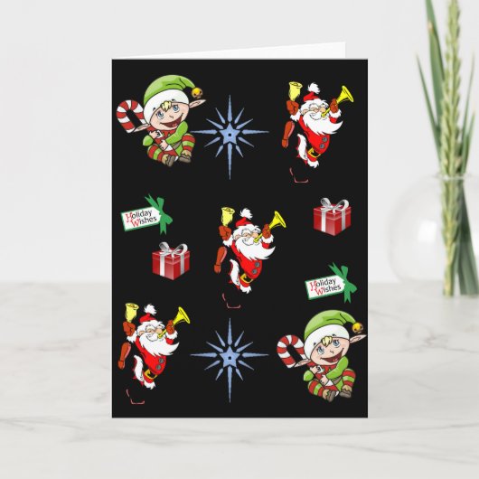 Weihnachts-Grußkarte für alle Kinder Feiertagskarte (Vorderseite)