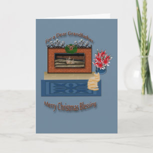 Weihnachts-Grußkarte für Großvater Feiertagskarte