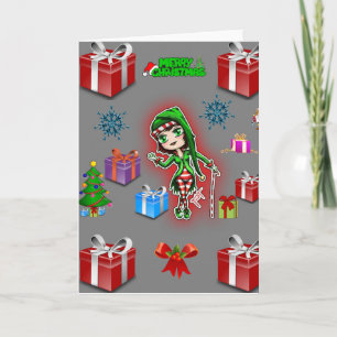 Weihnachts-Grußkarte für jeden Feiertagskarte