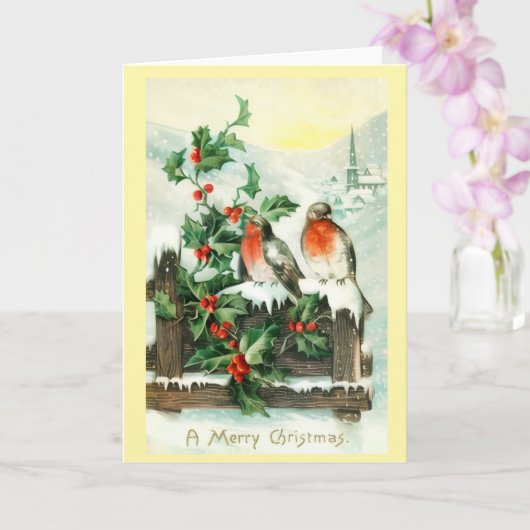 Weihnachts-Grußkarte Karte (Orchidee)