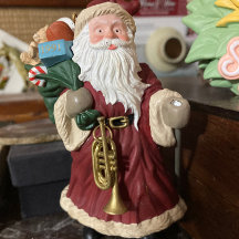 Weihnachts-Grußkarte mit dem Weihnachtsmann