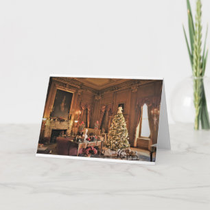 Weihnachts-Grußkarte mit Leerzeichen im Inneren Karte