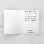 Weihnachts-Grußkarte/Umschlag "Weihnachtsbaumen" Feiertagskarte (Innenseite)