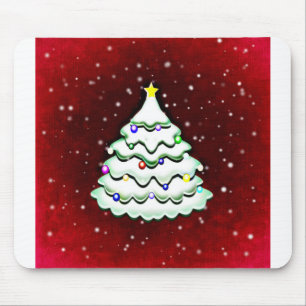 Weihnachts-Grußkarte Weihnachtsgrüße Mousepad