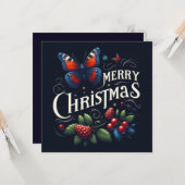 Weihnachts Grußkarten.. Karte (Vorderseite/Rückseite Beispiel)