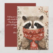 Weihnachts-Grußkartenspiel Feiertagskarte (Vorne/Hinten)