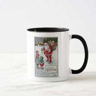 Weihnachts-GrußWeihnachten Gespräch mit Kindern Tasse