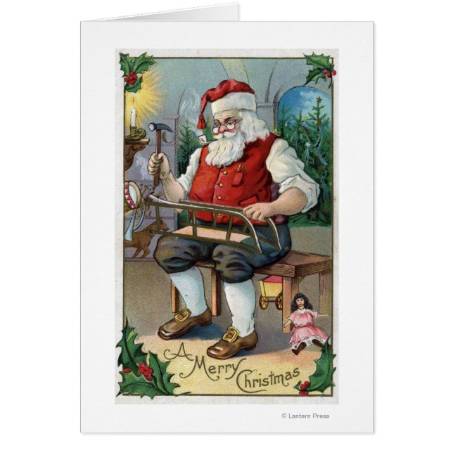 Weihnachts-GrußWeihnachtsgeschoßGebäude (Vorne)