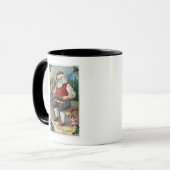 Weihnachts-GrußWeihnachtsgeschoßGebäude Tasse (Vorderseite Links)