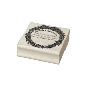 Weihnachts-Grußwort für benutzerdefinierte Rücksen Gummistempel (Stempel)