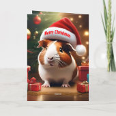 Weihnachts-Guinea Gruß, Karte (Rückseite)