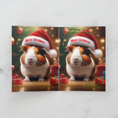 Weihnachts-Guinea Gruß, Karte (Innenseite)
