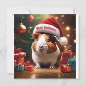 Weihnachts-Guinea Gruß, Karte (Rückseite)