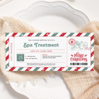 Weihnachts-Gutschein für einen Spa-Tag