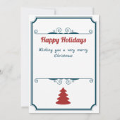 Weihnachts-Gutscheinbesitzer (Rückseite)