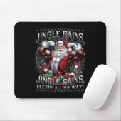 Weihnachts-Gym Workout Jingle erhält Flexin Al Mousepad (Mit Mouse)