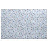 Weihnachts-Haie & Schneeflocken auf Hellblau Stoff (Fat Quarter (45,7 x 55,9 cm))