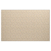 Weihnachts-Haie & Schneeflocken auf Hellorange Stoff (Yard (91,4 cm))