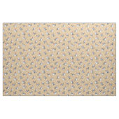 Weihnachts-Haie & Schneeflocken auf Hellorange Stoff (Fat Quarter (45,7 x 55,9 cm))