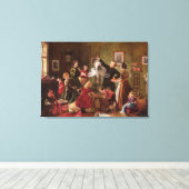 Weihnachts-Hampe Leinwanddruck (Insitu (Holzboden))