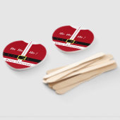 Weihnachts Hand Funny Funny Weihnachtsmann Design Fächer (Non-assembled)