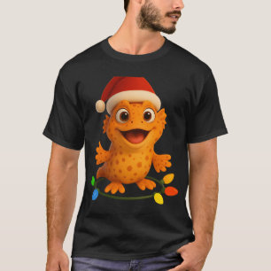 Weihnachts-Handfisch mit Flecken T-Shirt