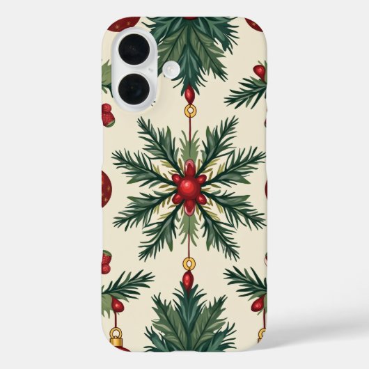 Weihnachts-Handy-Fall, Apple iPhone 16 Case-Mate iPhone Hülle (Rückseite)