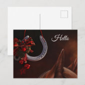 Weihnachts-Hangsheim-Foto Postkarte (Vorne/Hinten)