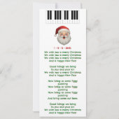 Weihnachts-Happy-Silvesterkarte (Rückseite)