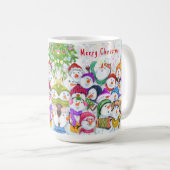 Weihnachts-Happy Snowmans Feier Tasse Geschenk (VorderseiteRechts)