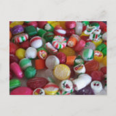 Weihnachts-harte Candies Postcard Postkarte (Vorderseite)