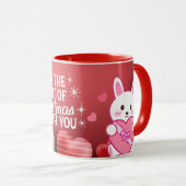 Weihnachts-Hasen-Liebe-Tasse Tasse (VorderseiteRechts)