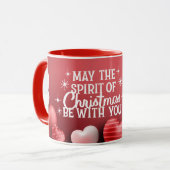 Weihnachts-Hasen-Liebe-Tasse Tasse (Vorderseite Links)