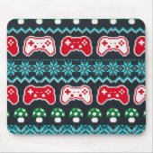 Weihnachts-Hässlich-Pullover-Muster-Gaming-Control Mousepad (Vorne)