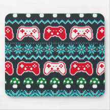 Weihnachts-Hässlich-Pullover-Muster-Gaming-Control