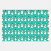 Weihnachts hässliche Pullover-Muster gekachelt Geschenkpapier Set (Vorderseite 3)