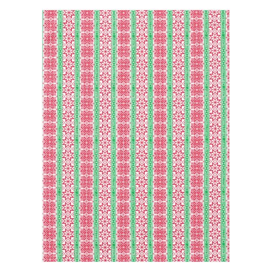 Weihnachts hässliche Pullover-Muster Holiday table Tischdecke (Vorderseite)