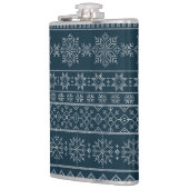 Weihnachts hässliche Pullover-Skandinavien Strickm Flachmann (Links)