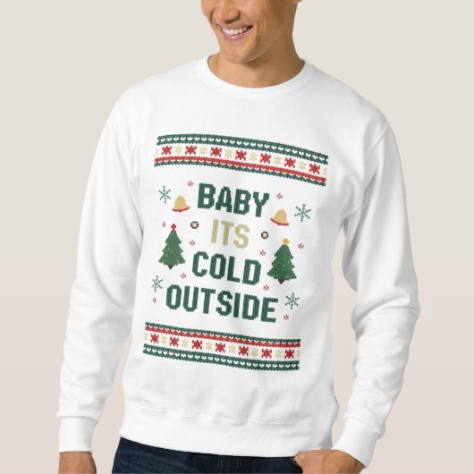 Weihnachts hässlicher Pullover (Vorderseite)