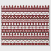 Weihnachts hässlicher Pullover Holiday Packpapier (Flach)