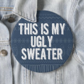 Weihnachts hässliches Party Button (Beispiel)