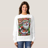 Weihnachts hässliches Pullodesign Sweatshirt (Vorne ganz)