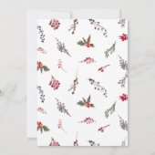 Weihnachts-Haushaltserwärmung, Neue Zuhause für Fe Einladung (Rückseite)