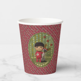 Weihnachts-Haustier-Freund-Papierbecher Pappbecher