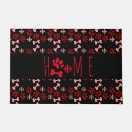 Weihnachts-Haustier-Zuhause Hundeschlitten Fußmatte