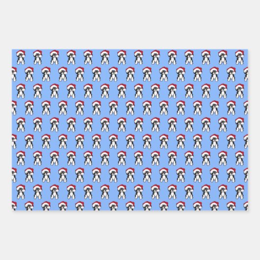 Weihnachts-Havanese Wrapping Paper Set 3 Blätter (Vorderseite 2)